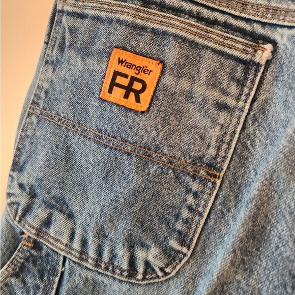 Wrangler Jeans FR Flame Resistant Riggs Work Wear Carpenter mens 36x32 - Picture 5 of 7
